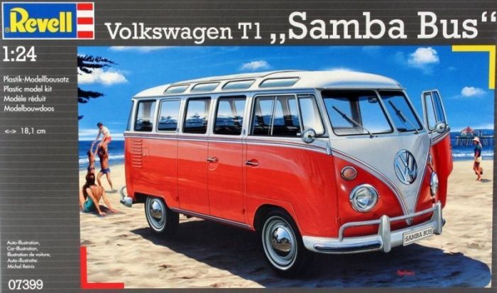 REVELL 1:24 VW SAMBA BUS T1